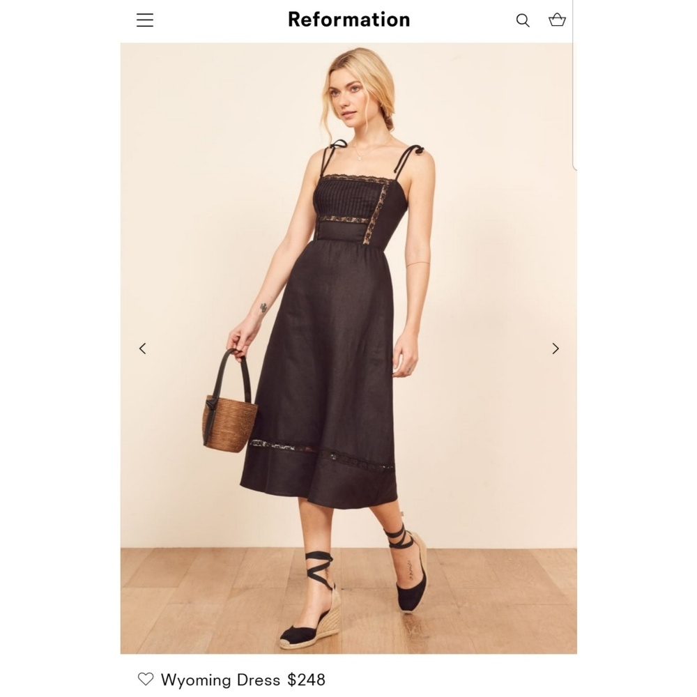 Bnwt Reformation Wyoming Dress